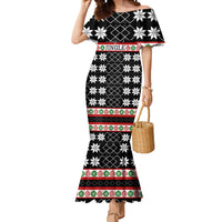 Single Ready To Jingle Christmas Mermaid Dress Xmas Holiday Patterns - Wonder Print Shop