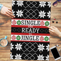 Single Ready To Jingle Christmas Puzzle Xmas Holiday Patterns - Wonder Print Shop