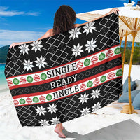 Single Ready To Jingle Christmas Sarong Xmas Holiday Patterns - Wonder Print Shop