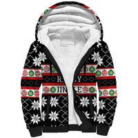 Single Ready To Jingle Christmas Sherpa Hoodie Xmas Holiday Patterns - Wonder Print Shop