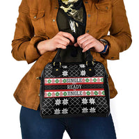 Single Ready To Jingle Christmas Shoulder Handbag Xmas Holiday Patterns - Wonder Print Shop