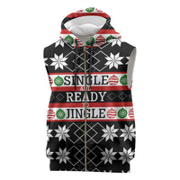 Single Ready To Jingle Christmas Sleeveless Zip Hoodie Xmas Holiday Patterns - Wonder Print Shop
