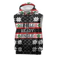 Single Ready To Jingle Christmas Sleeveless Zip Hoodie Xmas Holiday Patterns - Wonder Print Shop