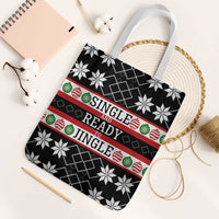 Single Ready To Jingle Christmas Tote Bag Xmas Holiday Patterns - Wonder Print Shop