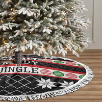 Single Ready To Jingle Christmas Tree Skirt Xmas Holiday Patterns - Wonder Print Shop
