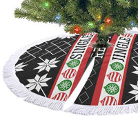 Single Ready To Jingle Christmas Tree Skirt Xmas Holiday Patterns - Wonder Print Shop