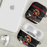 Skater Santa Claus Ho Ho Ho Christmas AirPods Case Xmas Holiday Patterns - Wonder Print Shop