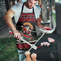 Skater Santa Claus Ho Ho Ho Christmas Apron Xmas Holiday Patterns - Wonder Print Shop