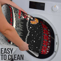 Skater Santa Claus Ho Ho Ho Christmas Bathroom Set Xmas Holiday Patterns - Wonder Print Shop