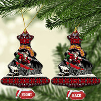 Skater Santa Claus Ho Ho Ho Christmas Ceramic Ornament Xmas Holiday Patterns - Wonder Print Shop