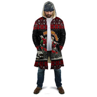 Skater Santa Claus Ho Ho Ho Christmas Cloak Xmas Holiday Patterns - Wonder Print Shop