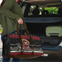 Skater Santa Claus Ho Ho Ho Christmas Travel Bag Xmas Holiday Patterns - Wonder Print Shop