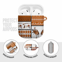 Horse Cowboy Merry Christmas Design AirPods Case Funny Xmas Holiday Patterns - Wonder Print Shop