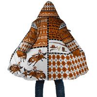 Horse Cowboy Merry Christmas Design Cloak Funny Xmas Holiday Patterns - Wonder Print Shop