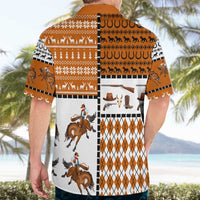 Horse Cowboy Merry Christmas Design Hawaiian Shirt Funny Xmas Holiday Patterns - Wonder Print Shop