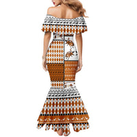 Horse Cowboy Merry Christmas Design Mermaid Dress Funny Xmas Holiday Patterns - Wonder Print Shop