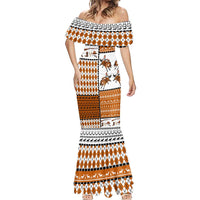 Horse Cowboy Merry Christmas Design Mermaid Dress Funny Xmas Holiday Patterns - Wonder Print Shop