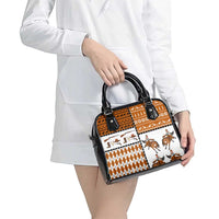 Horse Cowboy Merry Christmas Design Shoulder Handbag Funny Xmas Holiday Patterns - Wonder Print Shop
