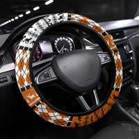 Horse Cowboy Merry Christmas Design Steering Wheel Cover Funny Xmas Holiday Patterns - Wonder Print Shop