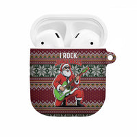 I Rock Jingle Bells Christmas Design AirPods Case Funny Xmas Holiday Patterns - Wonder Print Shop