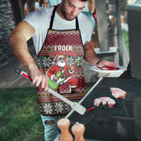 I Rock Jingle Bells Christmas Design Apron Funny Xmas Holiday Patterns - Wonder Print Shop