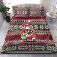 I Rock Jingle Bells Christmas Design Bedding Set Funny Xmas Holiday Patterns - Wonder Print Shop