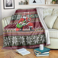 I Rock Jingle Bells Christmas Design Blanket Funny Xmas Holiday Patterns - Wonder Print Shop