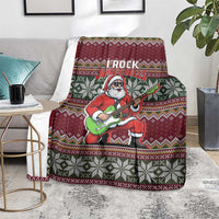 I Rock Jingle Bells Christmas Design Blanket Funny Xmas Holiday Patterns - Wonder Print Shop