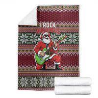 I Rock Jingle Bells Christmas Design Blanket Funny Xmas Holiday Patterns - Wonder Print Shop