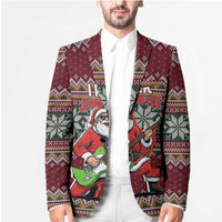 I Rock Jingle Bells Christmas Design Blazer Funny Xmas Holiday Patterns - Wonder Print Shop