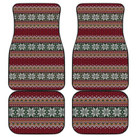 I Rock Jingle Bells Christmas Design Car Mats Funny Xmas Holiday Patterns - Wonder Print Shop