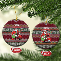 I Rock Jingle Bells Christmas Design Ceramic Ornament Funny Xmas Holiday Patterns - Wonder Print Shop