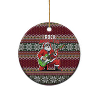 I Rock Jingle Bells Christmas Design Ceramic Ornament Funny Xmas Holiday Patterns - Wonder Print Shop