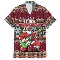 I Rock Jingle Bells Christmas Design Family Matching Summer Maxi Dress and Hawaiian Shirt Funny Xmas Holiday Patterns - Wonder Print Shop