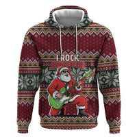 I Rock Jingle Bells Christmas Design Hoodie Funny Xmas Holiday Patterns - Wonder Print Shop