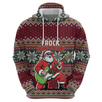 I Rock Jingle Bells Christmas Design Hoodie Funny Xmas Holiday Patterns - Wonder Print Shop
