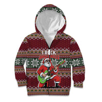 I Rock Jingle Bells Christmas Design Kid Hoodie Funny Xmas Holiday Patterns - Wonder Print Shop