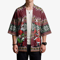 I Rock Jingle Bells Christmas Design Kimono Funny Xmas Holiday Patterns - Wonder Print Shop