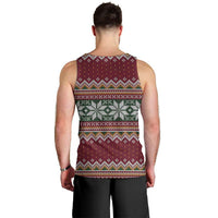 I Rock Jingle Bells Christmas Design Men Tank Top Funny Xmas Holiday Patterns - Wonder Print Shop