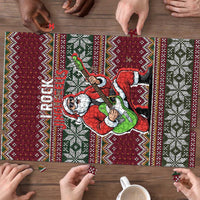 I Rock Jingle Bells Christmas Design Puzzle Funny Xmas Holiday Patterns - Wonder Print Shop