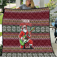 I Rock Jingle Bells Christmas Design Quilt Funny Xmas Holiday Patterns - Wonder Print Shop