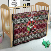 I Rock Jingle Bells Christmas Design Quilt Funny Xmas Holiday Patterns - Wonder Print Shop
