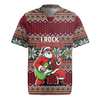 I Rock Jingle Bells Christmas Design Rugby Jersey Funny Xmas Holiday Patterns - Wonder Print Shop