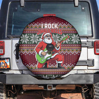 I Rock Jingle Bells Christmas Design Spare Tire Cover Funny Xmas Holiday Patterns - Wonder Print Shop