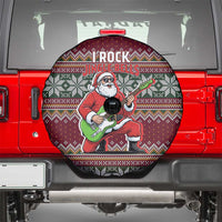 I Rock Jingle Bells Christmas Design Spare Tire Cover Funny Xmas Holiday Patterns - Wonder Print Shop