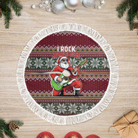 I Rock Jingle Bells Christmas Design Tree Skirt Funny Xmas Holiday Patterns - Wonder Print Shop