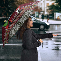 I Rock Jingle Bells Christmas Design Umbrella Funny Xmas Holiday Patterns - Wonder Print Shop