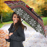 I Rock Jingle Bells Christmas Design Umbrella Funny Xmas Holiday Patterns - Wonder Print Shop