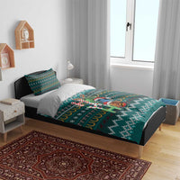 Horse Ho Ho Ho Christmas Design Bedding Set Funny Xmas Holiday Patterns - Wonder Print Shop