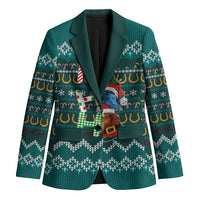 Horse Ho Ho Ho Christmas Design Blazer Funny Xmas Holiday Patterns - Wonder Print Shop
